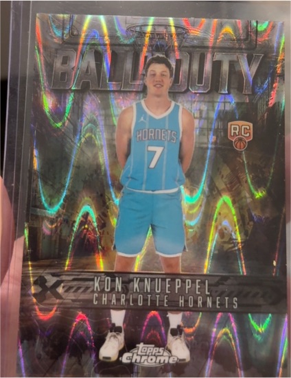 2025-26 Topps Chrome Ball of Duty #BD-23 Kon Knueppel — front