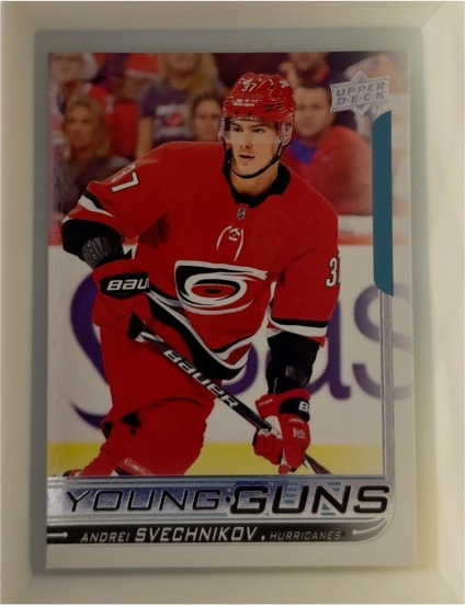 2018-19 Upper Deck #451 Andrei Svechnikov Young Guns — front