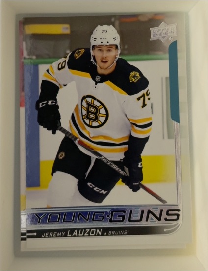 2018-19 Upper Deck #456 Jeremy Lauzon — front