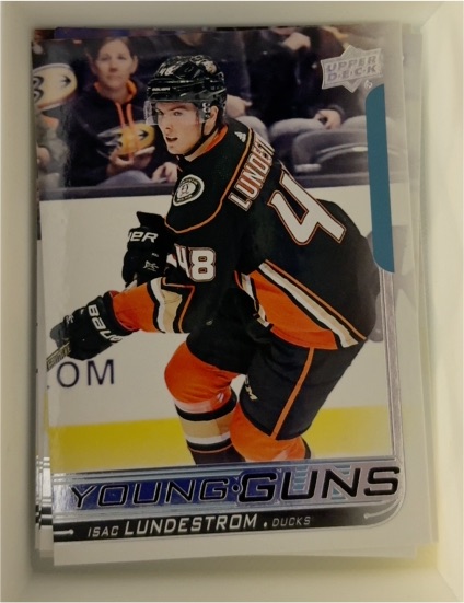 2018-19 Upper Deck Young Guns #466 Isac Lundestrom — front