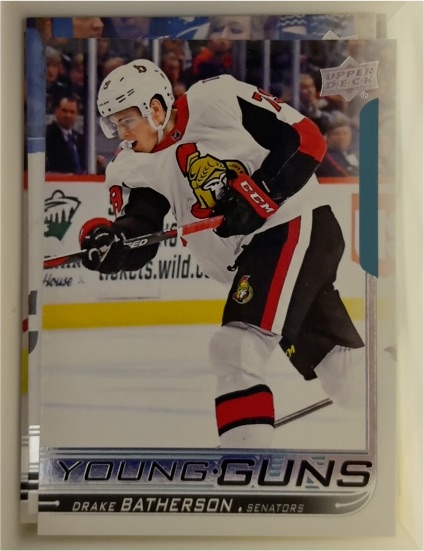 2018-19 Upper Deck Series 2 #484 Drake Batherson — front