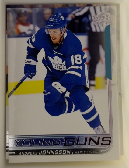 2018-19 Upper Deck Young Guns #492 Andreas Johnsson — front