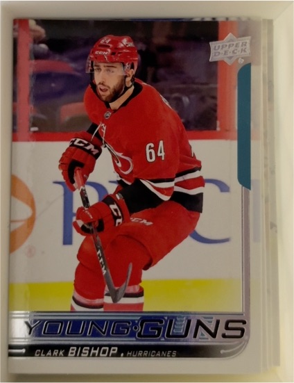 2018-19 Upper Deck Young Guns #494 Clark Bishop — front