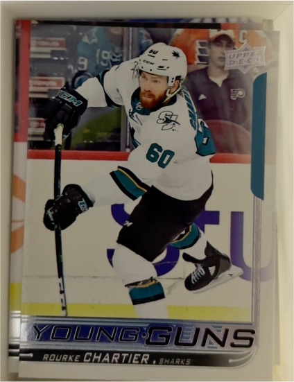 2018-19 Upper Deck #495 Rourke Chartier Young Guns — front