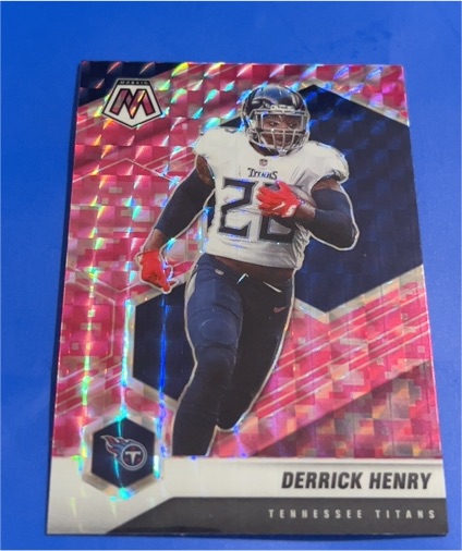 2021 Panini Mosaic #196 Derrick Henry Tennessee Titans — front