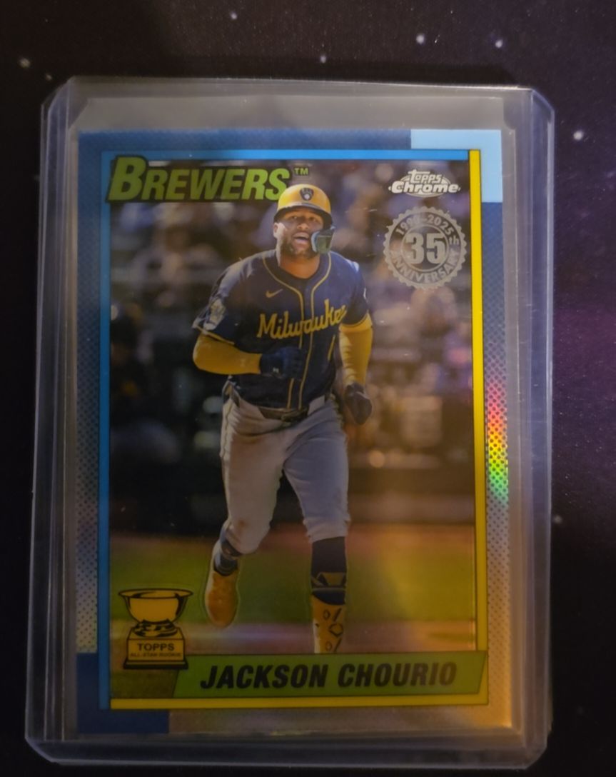 2025 Topps Chrome #90CB-9 Jackson Chourio — front