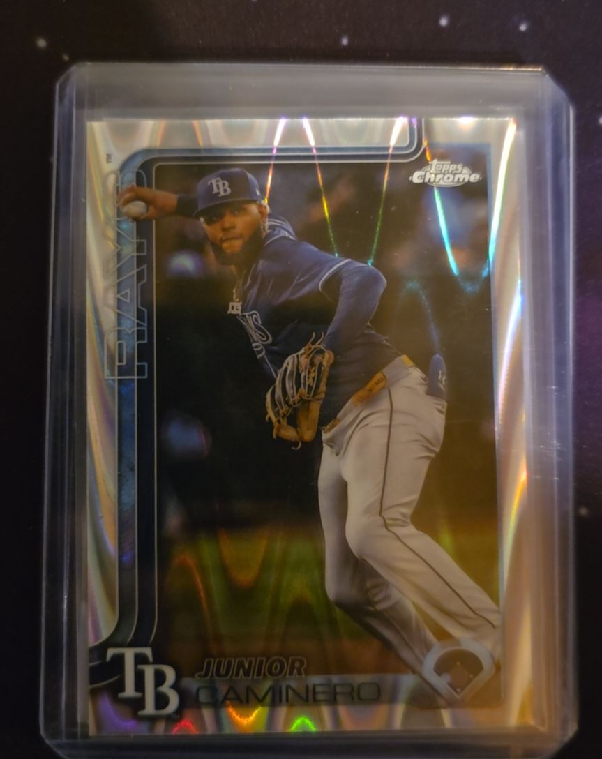 2022 Topps Chrome #TB Junior Caminero — front