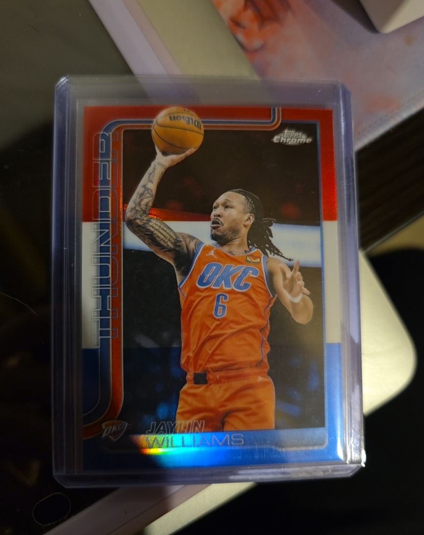 2025-26 Topps Chrome #105 Jaylin Williams — front