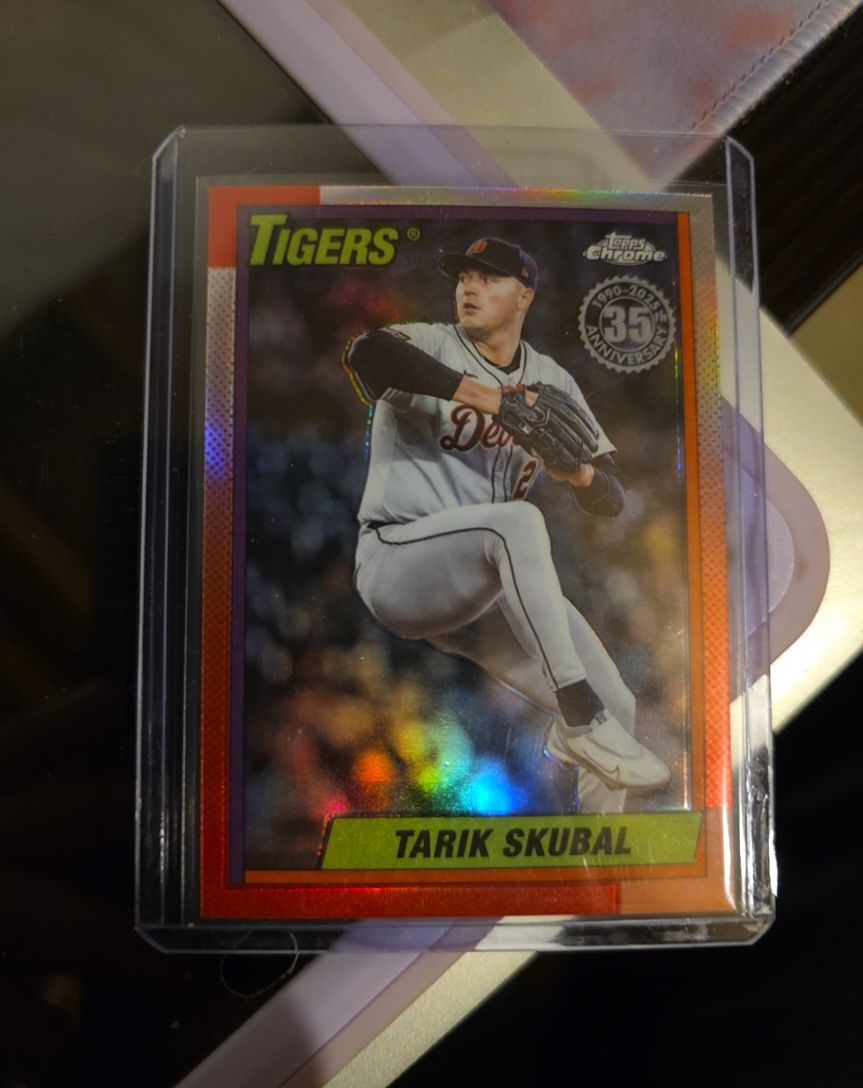 2025 Topps Chrome Update #90CU-10 Tarik Skubal — front