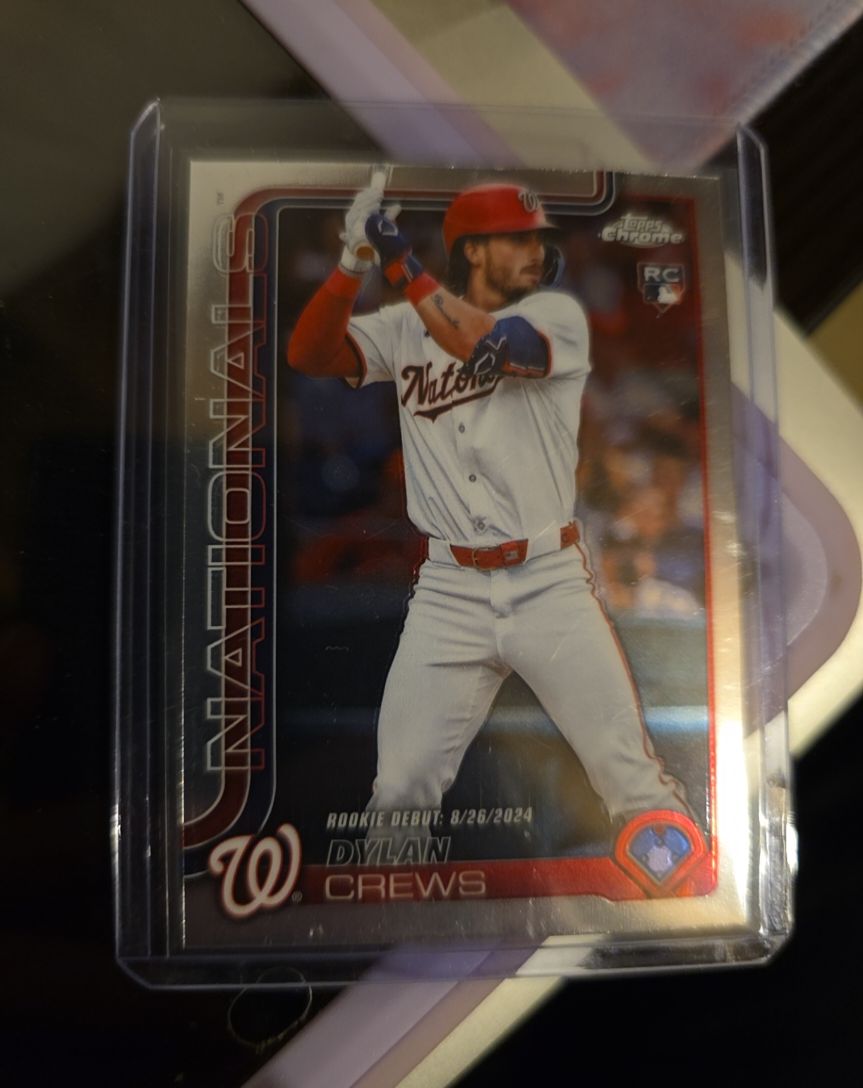 2025 Topps Chrome Update Series #USC190 Dylan Crews — front