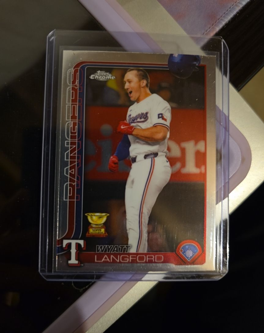 2025 Topps Chrome #68 Wyatt Langford — front