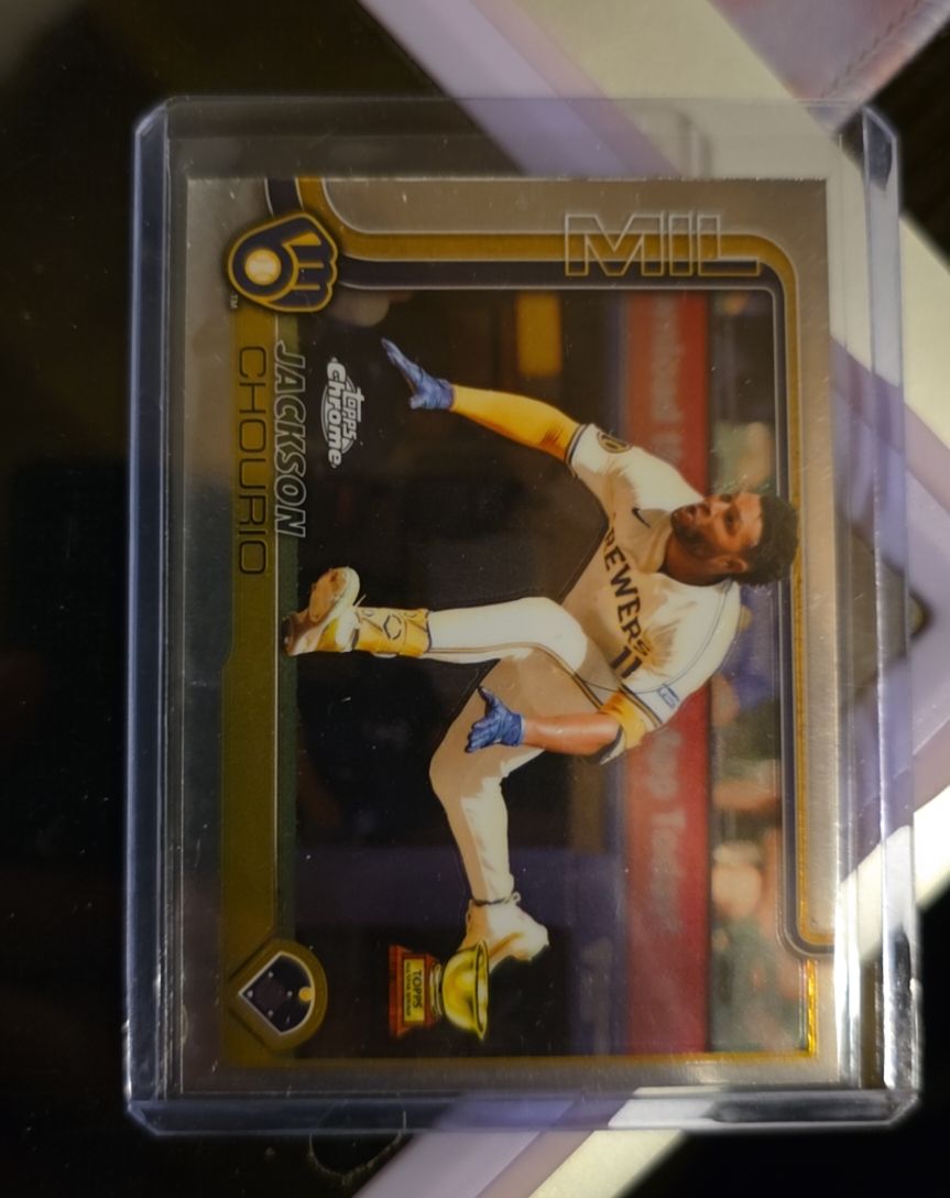 2025 Topps Chrome #262 Jackson Chourio — front
