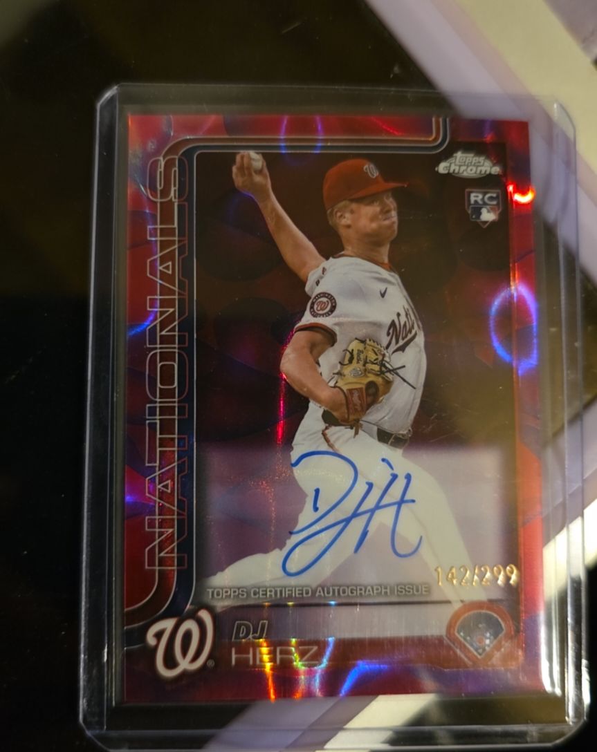 2025 Topps Chrome Update #RA-DH DJ Herz — front