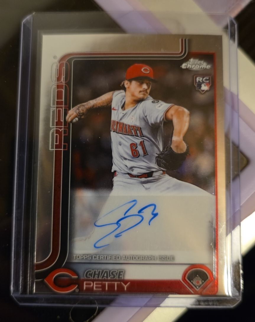 2025 Topps Chrome Update #AC-CPE Chase Petty — front