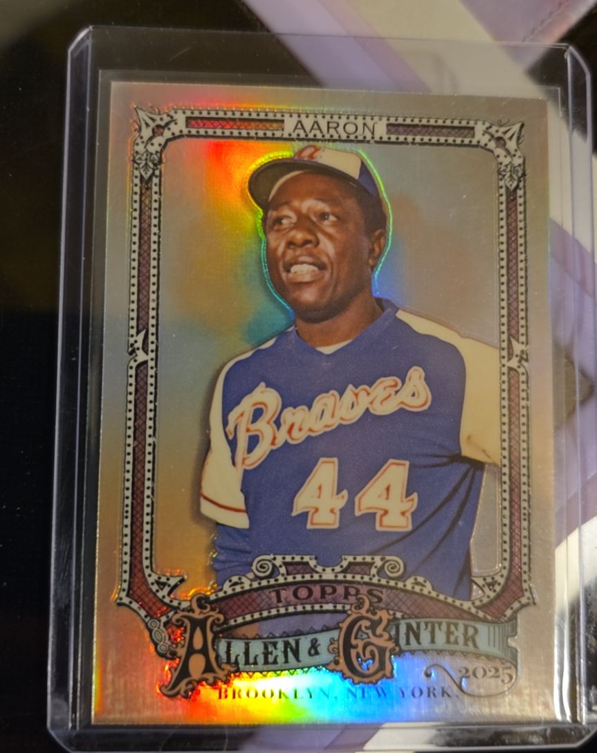 2025 Topps Allen & Ginter #13 Hank Aaron — front