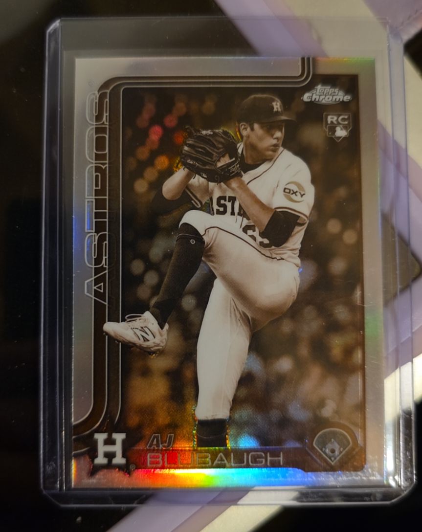 2025 Topps Chrome Update #USC163 AJ Blubaugh — front