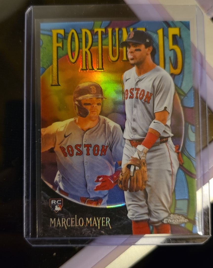 2025 Topps Chrome Update #F15-20 Marcelo Mayer Fortune 15 — front