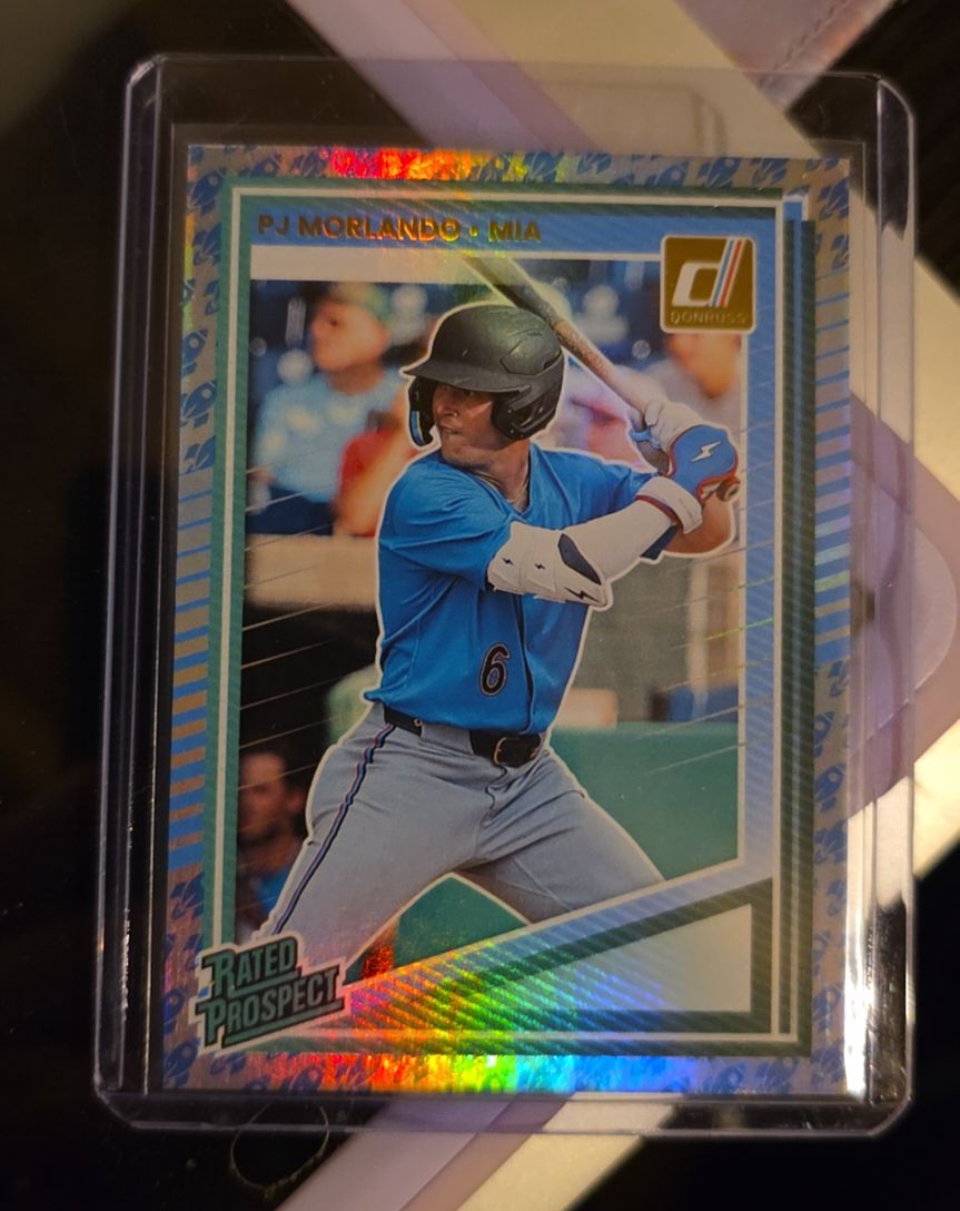 2025 Panini Donruss #168 PJ Morlando Rated Prospect — front