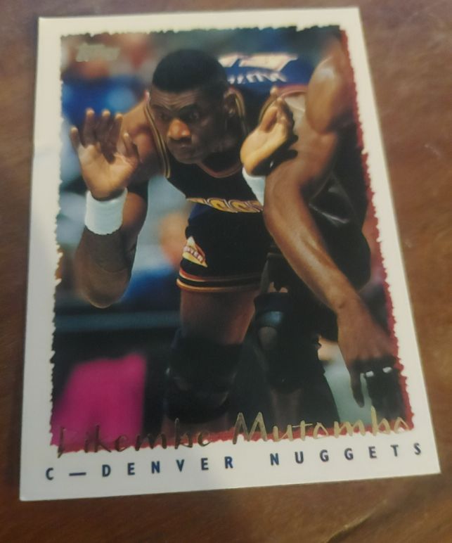 1994-95 Topps #339 Dikembe Mutombo — front