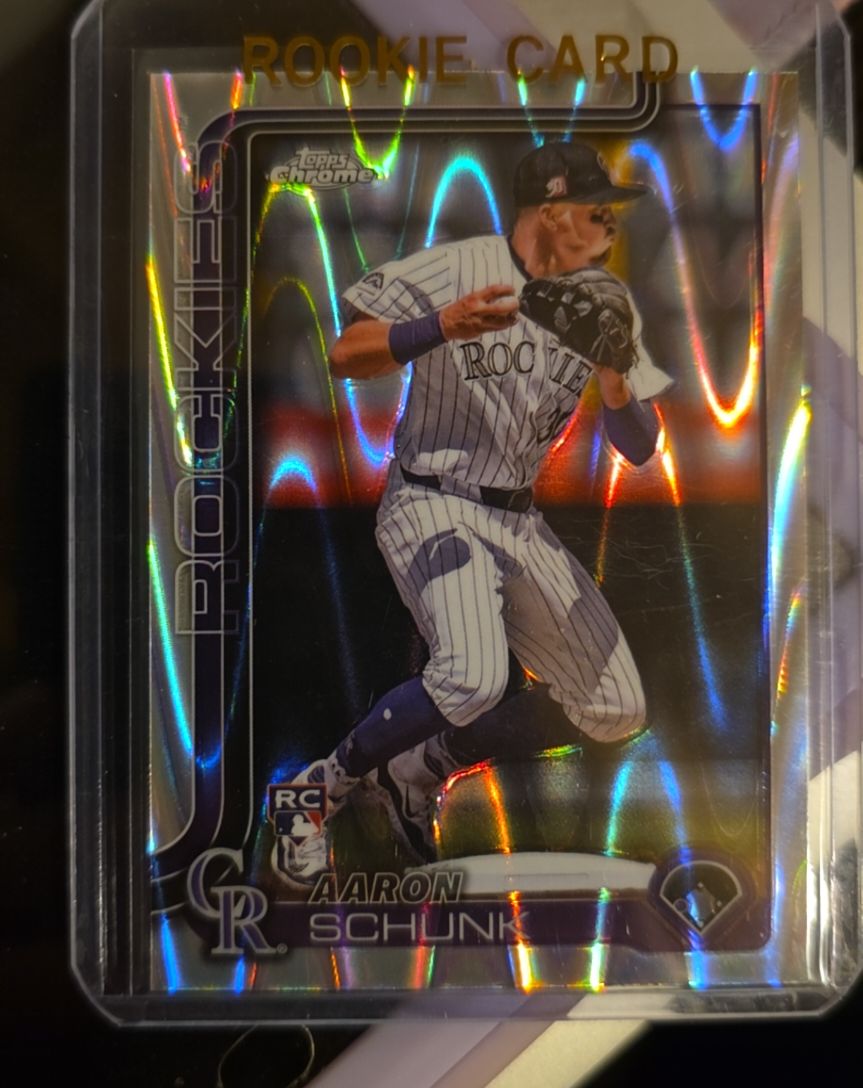 2025 Topps Chrome #238 Aaron Schunk — front