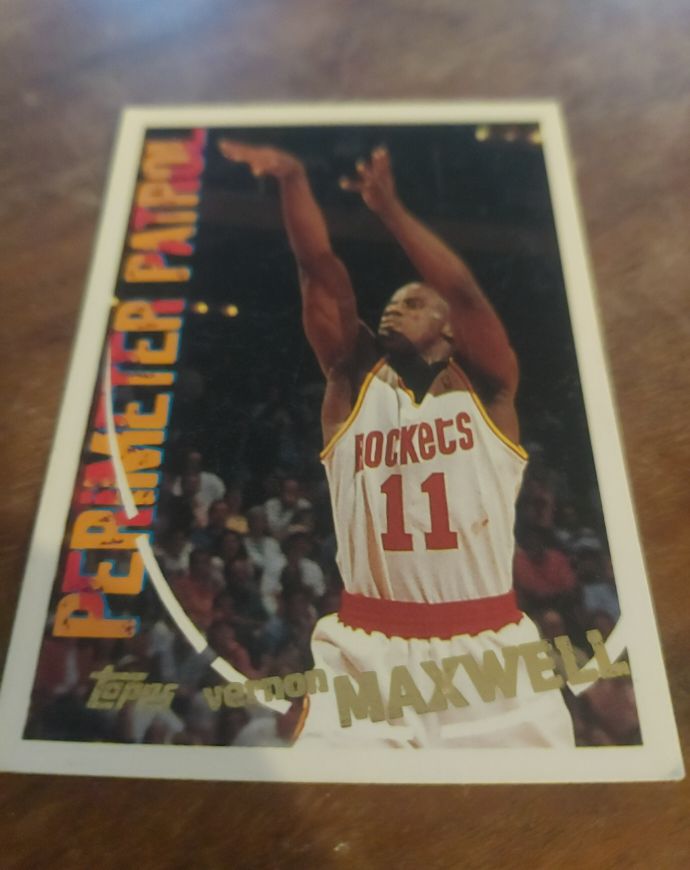 1994-95 Topps #308 Vernon Maxwell — front