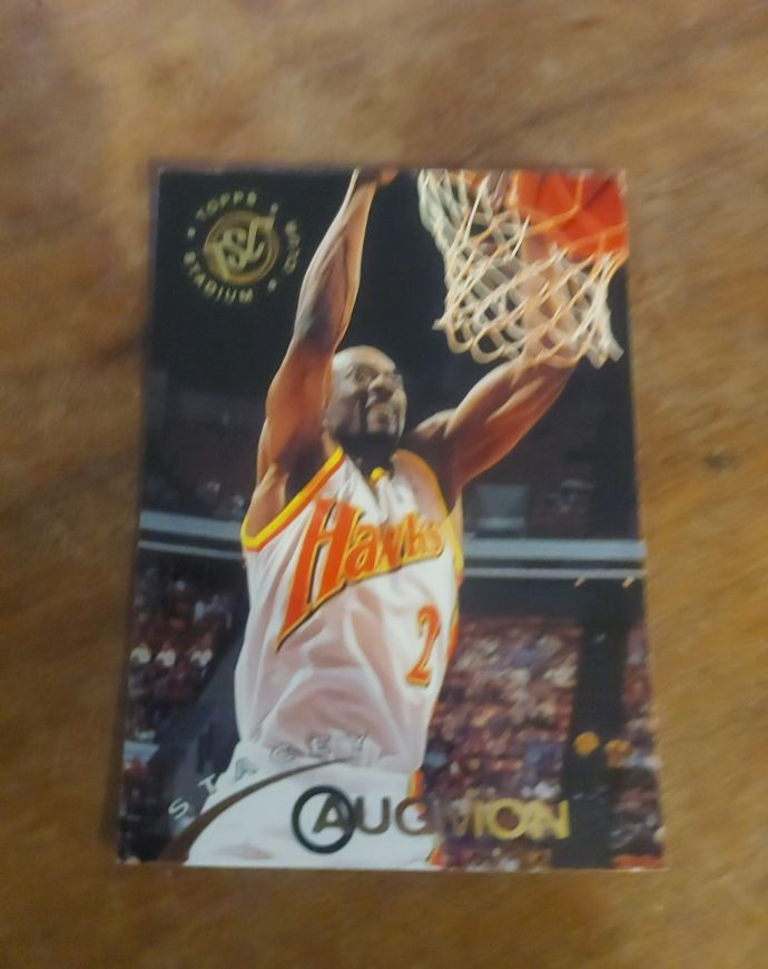 1994-95 Topps Stadium Club #342 Stacey Augmon — front