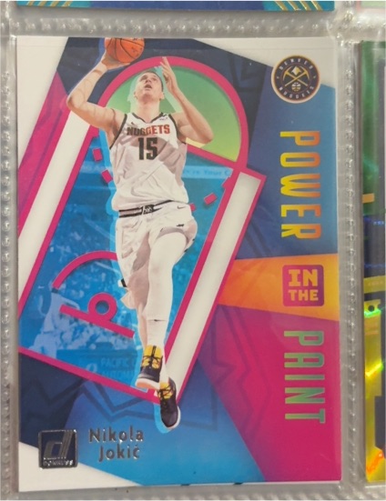 2020-21 Donruss #2 Nikola Jokic Power in the Paint — front