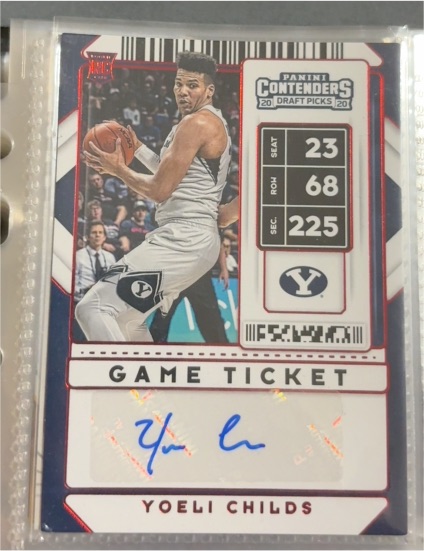 2020 Panini Contenders Draft Picks #113 Yoeli Childs — front