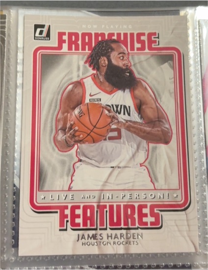 2020-21 Donruss #11 James Harden Franchise Features — front