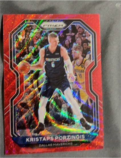 2020-21 Panini Prizm #18 Kristaps Porzingis — front
