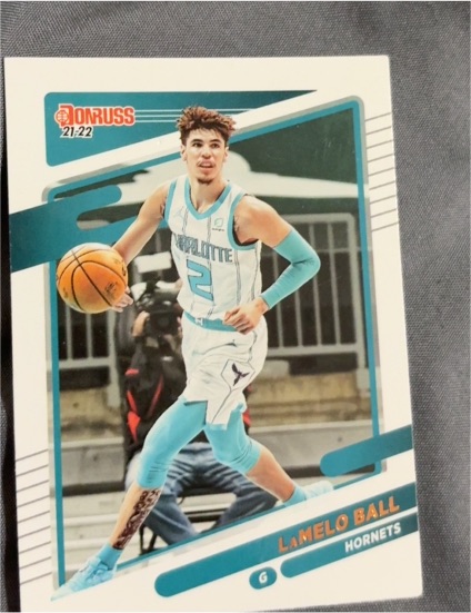 2021-22 Donruss #111 LaMelo Ball Charlotte Hornets — front
