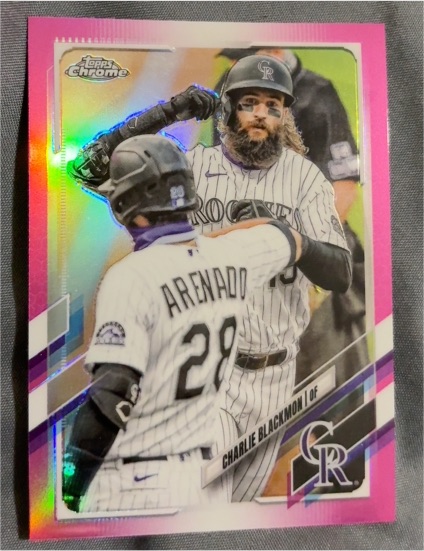 2021 Topps Chrome #67 Charlie Blackmon — front