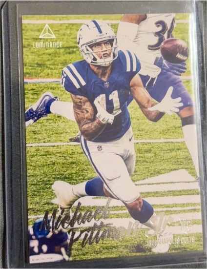 2020 Panini Chronicles #220 Michael Pittman Jr. Luminance Update Rookies — front