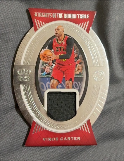 2020-21 Panini Crown Royale Knights of the Round Table #RT-VCA Vince Carter — front