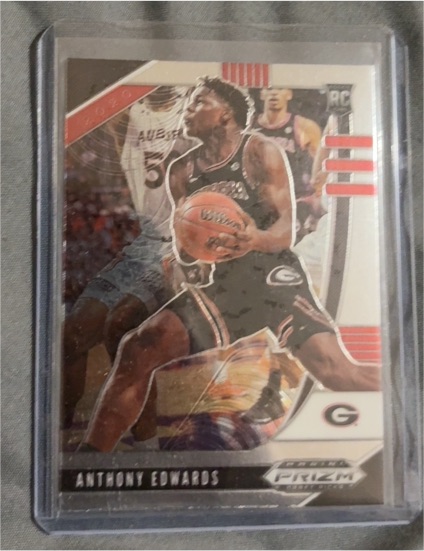 2020-21 Panini Prizm Draft Picks #1 Anthony Edwards — front