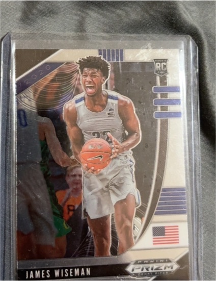 2020 Panini Prizm Draft Picks #2 James Wiseman — front