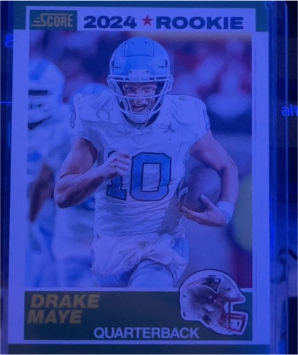 2024 Panini Score 35th Anniversary Rookie #3 Drake Maye — front