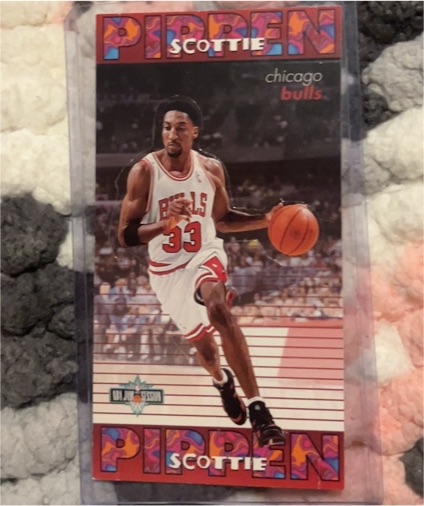 1995-96 Fleer NBA Jam Session Pop-Ups #22 Scottie Pippen — front