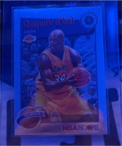 2019-20 Panini NBA Hoops Premium Stock #283 Shaquille O'Neal Tribute Lakers — front