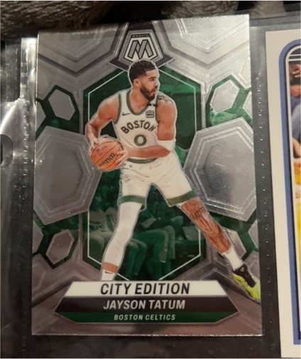 2023-24 Panini Mosaic City Edition #284 Jayson Tatum — front