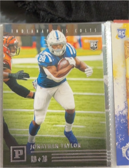 2020 Panini Chronicles #PA-12 Jonathan Taylor — front
