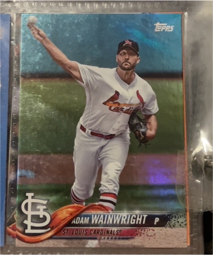 2018 Topps Series 1 #81 Adam Wainwright — front
