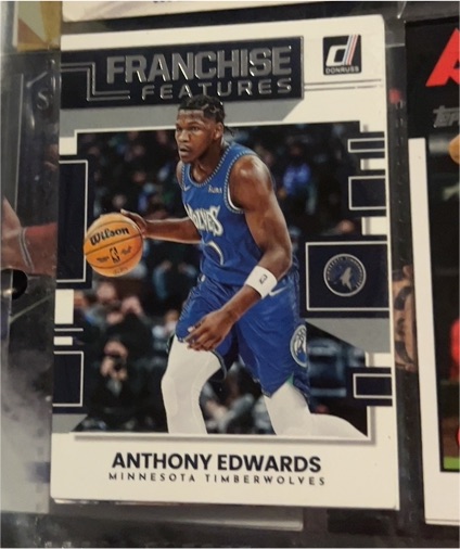 2022-23 Donruss Franchise Features #17 Anthony Edwards — front