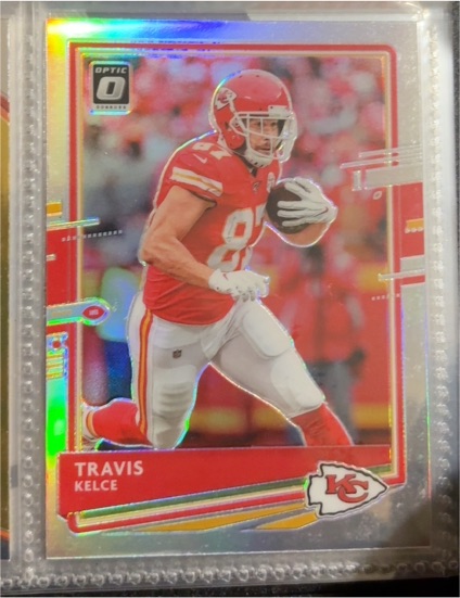 2020 Donruss Optic #3 Travis Kelce — front
