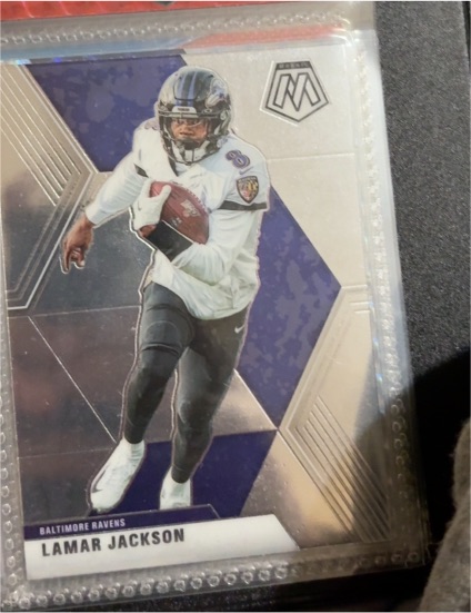 2020 Panini Mosaic #19 Lamar Jackson — front