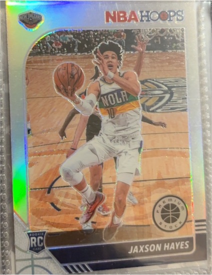 2019-20 Panini NBA Hoops Premium Stock Silver Prizm #205 Jaxson Hayes — front