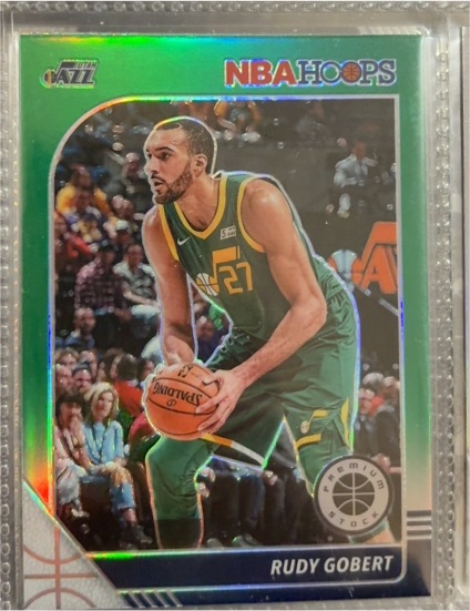 2019-20 Panini NBA Hoops Premium Stock #187 Rudy Gobert — front