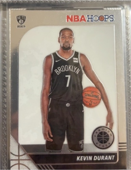 2019-20 Panini NBA Hoops Premium Stock #61 Kevin Durant — front