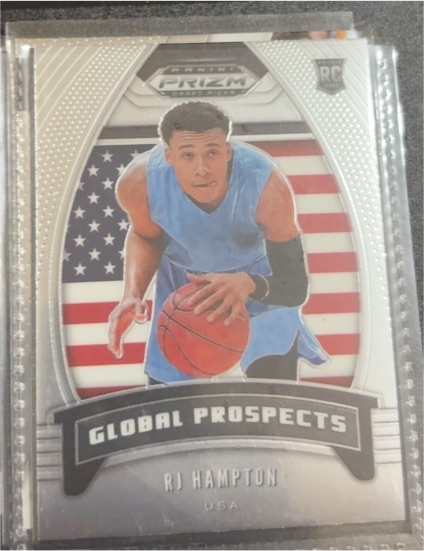 2020-21 Panini Prizm Draft Picks #99 RJ Hampton Global Prospects Rookie Card — front
