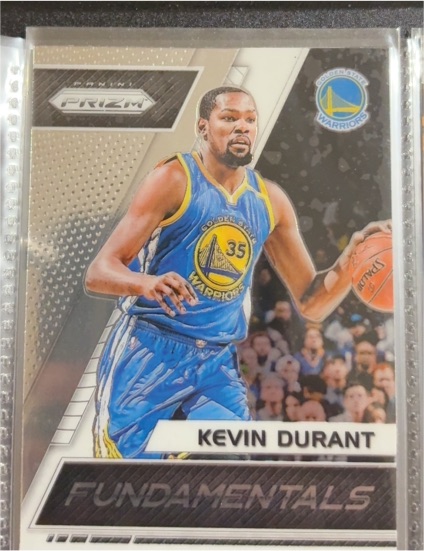 2017-18 Panini Prizm #25 Kevin Durant Fundamentals Insert — front